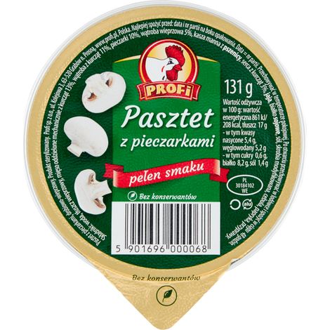 Paté di funghi Profi 131 g (1/2)