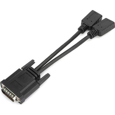 Câble de conversion plaqué or DMS 59 broches vers HDMI, commutateur répartiteur double écran pour PC portable D0508