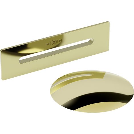 Mexen Uni scarico con troppopieno per vasca freestanding, oro - 5100-50
