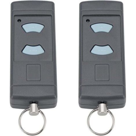 Pack de de 2 pièces de rechange pour émetteur de garage avec bouton bleu 868 , XU,MHz pour HORMANN HSE2-868 HSM4-868 HSE4-868 compatible avec Tubauto HSM4-868 HS4-868 - (1/4)