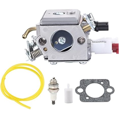 Compatible avec le carburateur 503283208 pour tronçonneuse Zama C3-EL42 Husqvarna 340 340E 345 346 346XP 350 351 353 (1/4)