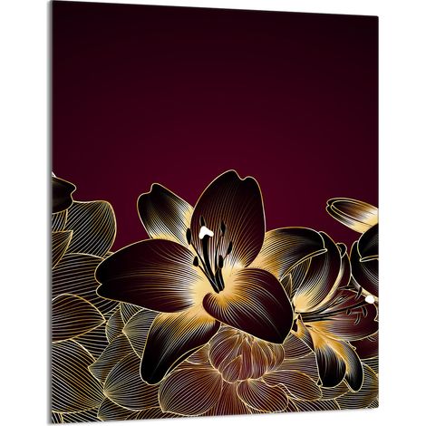 TABLA DE CORTAR DE VIDRIO 40x52 Orquídea (1/5)
