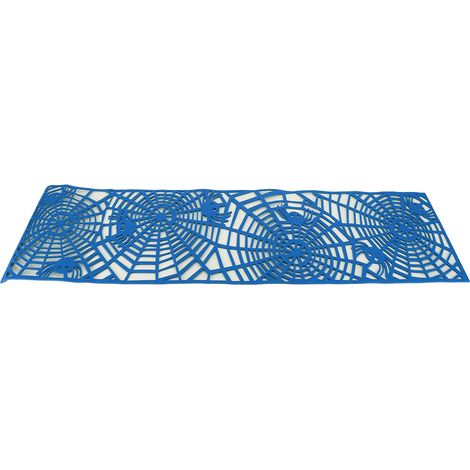 Nappe rectangulaire ajourée, chemin de table pour mariage et décoration intérieure, bleu clair (1/5)
