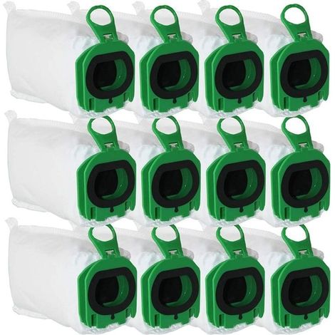 12 Vacuum Cleaner Bags for Vorwerk Kobold VB100 VB 100, Replacement Dust Bag for Vorwerk Kobold FP100 FP 100 H201 Vacuum Cleaner (1/5)