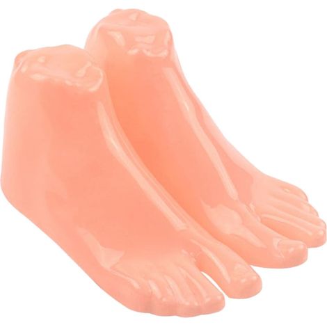 Pair of Mannequin Modeling Feet for Shoes, Ankle Socks, Chains, Jewelry Display, Men's (1/5)