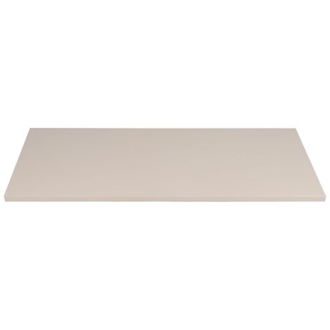Saniclass Torino Plan vasque - 120.5x46x2.5cm - solid surface - blanc cassé