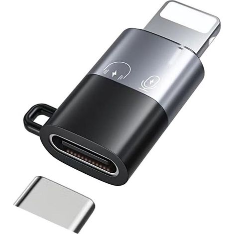 USB-C-auf-Lightning-Adapter – Für DJI Mic Mini – Kompatibel mit iPhone 14, 13, 12, 11 – Für Smartphones, PCs und Macs – Drahtloser Mikrofonempfänger – 1 Stück (1/5)