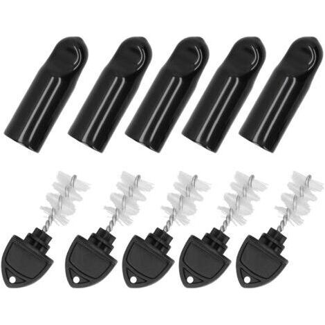 5 pièces Bouchons de bière Robinet Brosse + 5 pièces Couvercle de Robinet de bière Pression, Accessoires de Nettoyage de Robinet de bière pour Une Utilisation à la Maison (1/4)