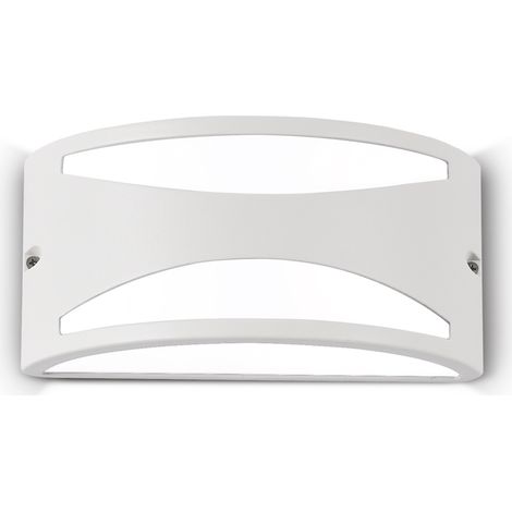 Applique Moderna Rex-3 Alluminio-Materie Plastiche Bianco 1 Luce E27 (1/3)
