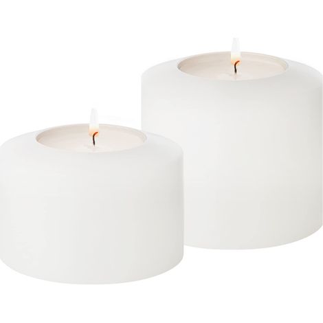 Photophore Cornelius Pine Lot de 2 H 5/7 cm Ø 7 cm (1/5)