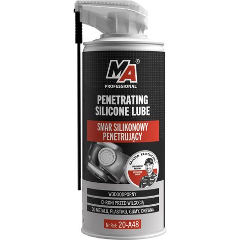 012238 MA professionnel - Graisse silicone pénétrante 400 ml - Applicateur