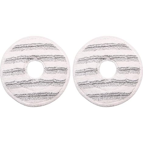 Lot de 2 têtes de vadrouille de Rechange pour Spin and Clean Mop Recharge de vadrouille en Microfibre Lavable pour Le Nettoyage des sols