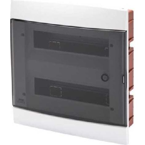 GW40233Tb Centralita de empotrar para mobiliario 330x338x28 mm Blanco Latte 24+2 módulos