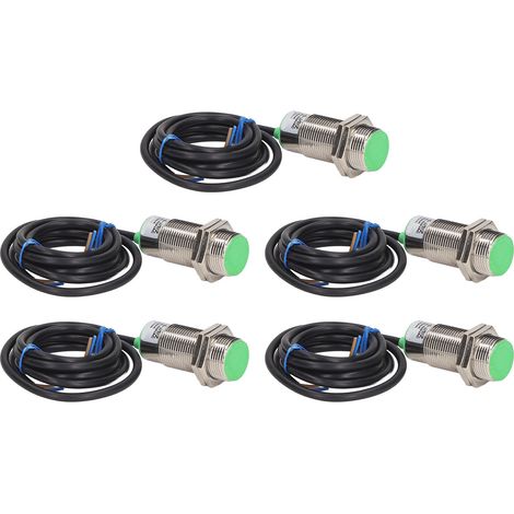 Packung mit 5 Näherungssensoren zur Distanzmessung, 2 normalerweise offene Drähte, 90–250 V Wechselstrom (1/5)