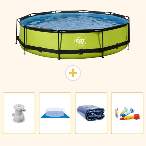Exit-toys Piscine Exit Ronde - 360x76 cm - 5-pièces S220 (1/5)