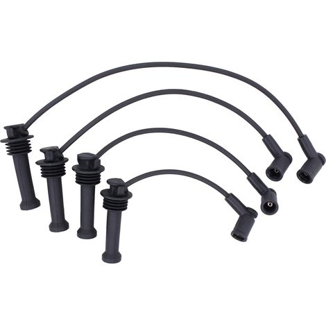 4PCS Spark Plug Ignition Lead Wire Set for C max Mk2 Focus Mk3 Mondeo Mk4 Fiesta Mk5 C30 S40 V50 Maz-da 2 1335377