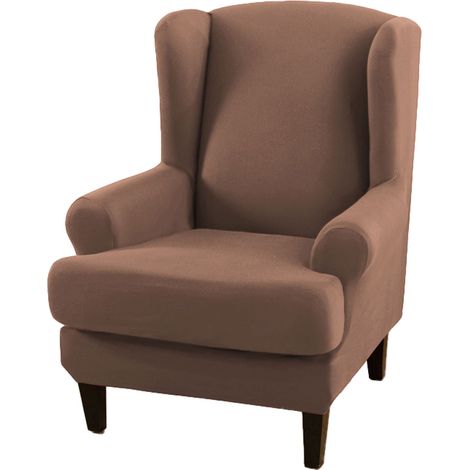 Housse de chaise universelle Ander Online Modèle Tiger Banc Couverture intégrale style rétro américain couleur kaki pour fauteuil simple (1/4)