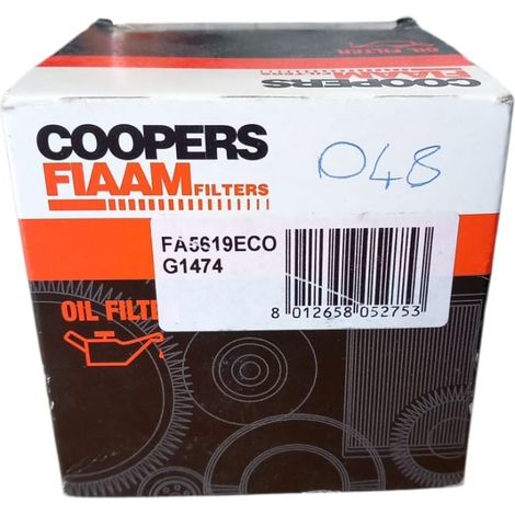 Filtro olio motore marca coopers fiaam codice filtro fa5619eco  g1474