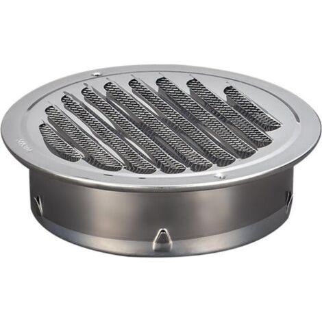 Grille de ventilation ronde en acier inoxydable 75 mm Grille de ventilation en métal (1/4)