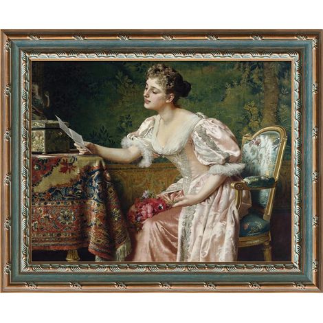 Cadre Photo Vintage 15x20 cm, Cadre Ornemental Doré de Style Victorien pour Photos, Affiches et Œuvres d’Art, Décoration Murale pour Maison et Bureau (1/5)