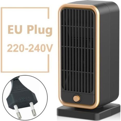 Mini-Elektroheizgerät/Raumheizer/Heizkörper – Schwarz – Energiesparend – Schnelle Aufheizung (1/4)