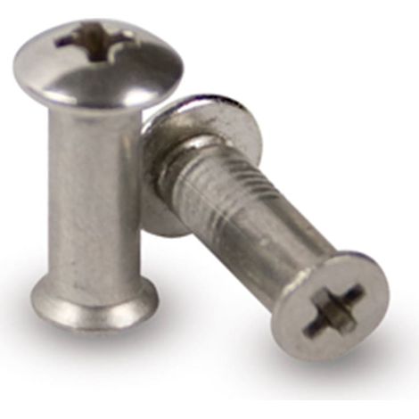 Cabina Sanitaria Tornillo Inox Rosca Chapa Con Redonda (1/3)