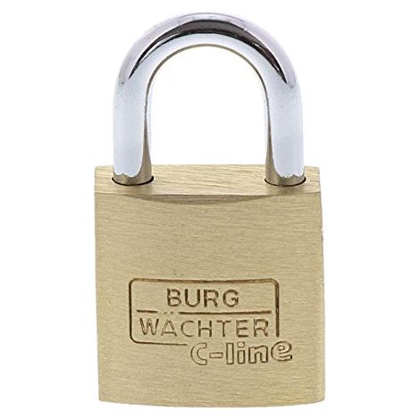Burg Wächter 2er Set Duo 222 20 SB Lucchetto Stesse chiavi Ottone Serratura a chiave (1/4)
