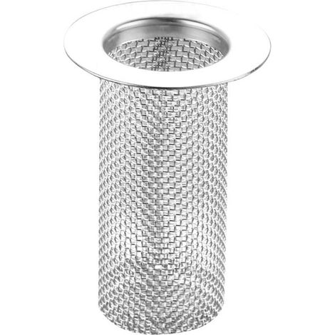 Filtre Pour Drain Au Sol - En Acier Inoxydable - Pour Baignoire Douche Évier - Grand Long - 35x80 mm - 1 Pièce
