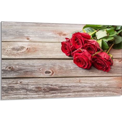 Glas-Herdplattenschutz 80x52 Rosen (1/5)