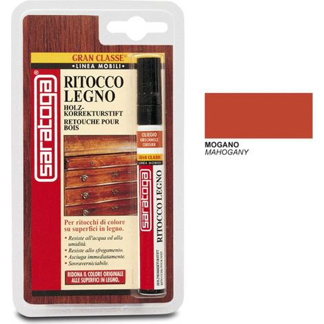 Ritocco legno pennarello colore mogano