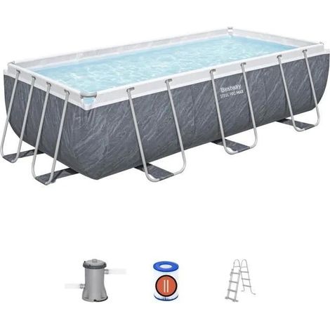 Bestway Steel Pro Max Stahlpool blau 404x201x100 cm (1/3)