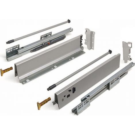 Schubladensystem Modern Box Zargenhöhe 135 mm Nennlänge 400 mm Soft-Close