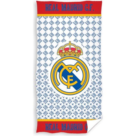 Real Madrid - Asciugamano da tifoso 100% cotone 70x140 cm, telo mare/bagno (1/4)