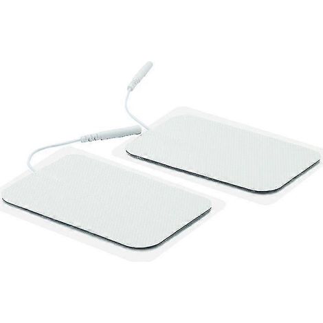 Packung mit 10 großen Ersatzelektroden für TENS-Geräte (7 cm x 12 cm).