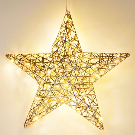 Weihnachtsdeko, LED-Stern, 30 cm (1/3)