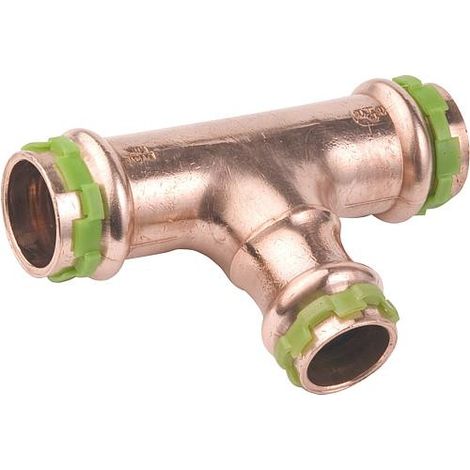 Raccord a serti en cuivre contour V, piece en T, reduit VC5130R 22 x 14 x 22 mm (1/4)