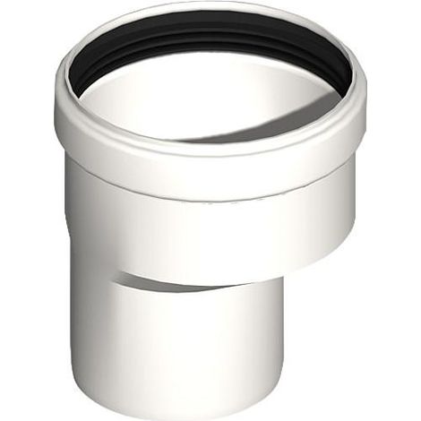 Systeme gaz d'echappement plastique Rallonge D 60 - DN 80 excentrique
