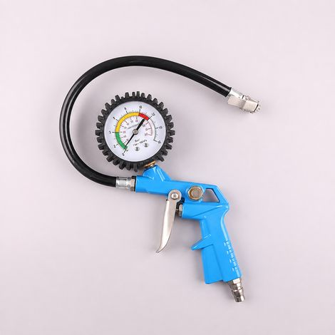 Manomètre de pression des pneus à cadran à aiguille haute précision et pistolet de gonflage réf 8746 1 kg – Livraison gratuite