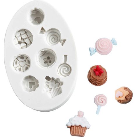 Moule à biscuits 3D en forme de sucette, à personnaliser avec un support à biscuits ou à motifs de dessins animés. (1/4)