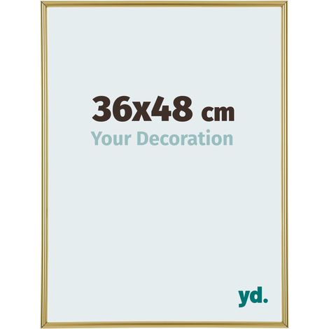 yd. - Cadre photo 36x48 - Or - Plastique - Annecy