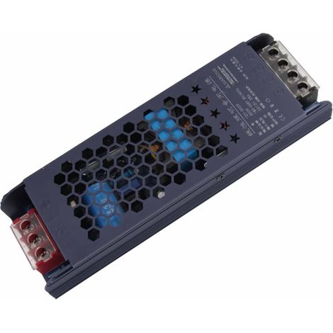 Alimentation à découpage LED, transformateur magnétique, bande longue noire, 300 W, 175-250 V CA, 12 V, 25 A (1/5)