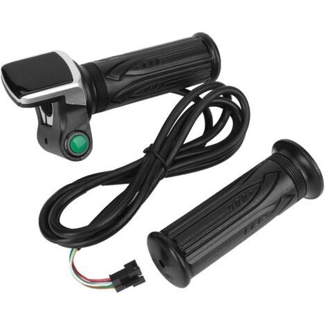Universeller Motorradgasgriff für Elektroroller, Geschwindigkeitsregler für Elektrofahrräder, robuster und langlebiger Gasgriff für Elektroroller, geeignet für Radfahrer und Fahrräder