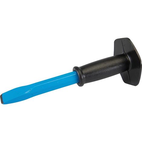 Burin plat de 25 x 250mm ciseau a froid avec pare coups