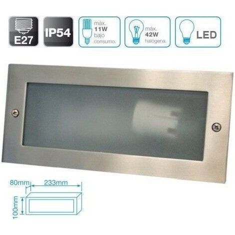 Aplique de aluminio para empotrar GSC 0700791 (1/5)
