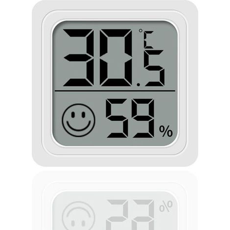 1pc Hygromètre Maison Chambre Bébé Sec et Humide Refroidissement et Chauffage Thermomètre Voiture Température et Humidité Simple Mini Hygromètre Électronique (1/4)