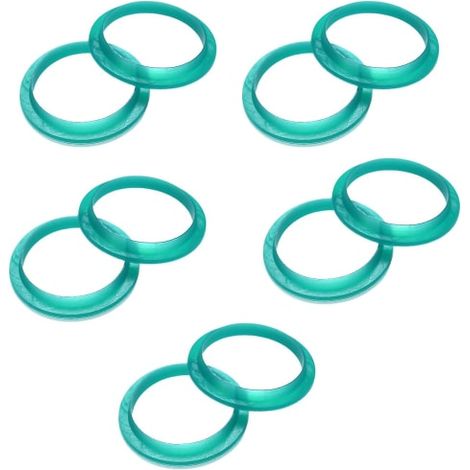 10 joints d'étanchéité silicone alimentaire qualité pro, remplacements joints toriques pour capsules Nespresso, lot de 10 bagues d'étanchéité résistantes (1/5)