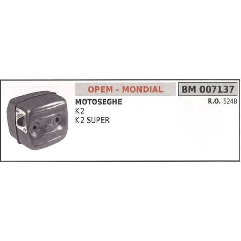 OPEM silenciador motosierra K2 K2 SUPER 007137