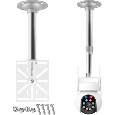 Soporte para cámara，soporte para cámara de exterior，soporte para cámara de vigilancia，rotación de 360 grados e inclinación de 90 grados (1/5)