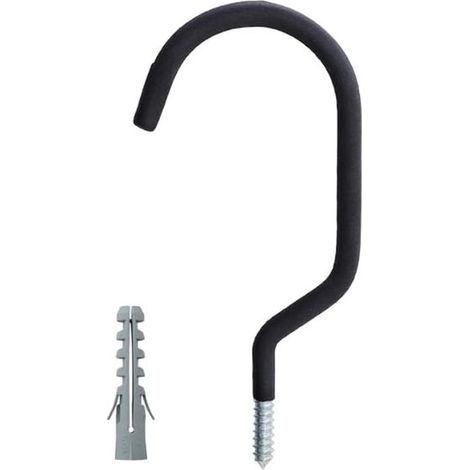 Supports muraux pour vélo,Vélo Titulaire du Support de Bicyclette Crochets de Stockage de vélo Cycle Standard pour intérieur/Garage/cabanon Noir (1/4)