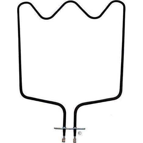 Résistance SOLE (inférieure) 1150W (52459-41696) (481225998421) Four, cuisinière WHIRLPOOL, BAUKNECHT, IKEA WHIRLPOOL, IGNIS